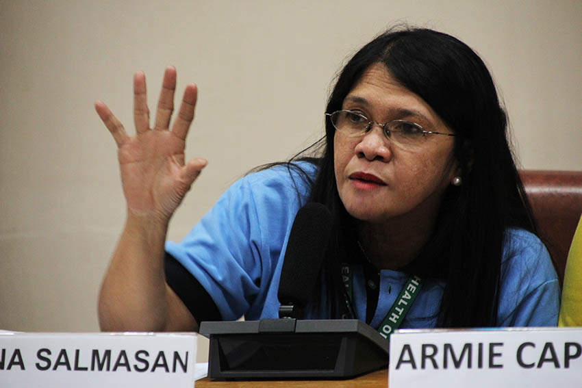 NO TERMINATIONS. Digna Salmasan of the City Health Office says that the dengue cases in the city have gone down through the efforts of the community down to the barangay level. The decreased number of dengue cases is good news not just to the patients and their families, but to the personnel of the CHO as well. Mayor Sara Duterte had earlier threatened to sack CHO officials if the number of dengue cases, which had reached more than 4,000 since January, would not decrease. (Paulo C. Rizal/davaotoday.com)