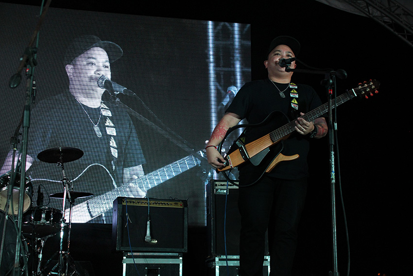 Aiza Seguerra, chairperson of the National Youth Commission was among those who performed during the event. (Paulo C. Rizal/davaotoday.com)