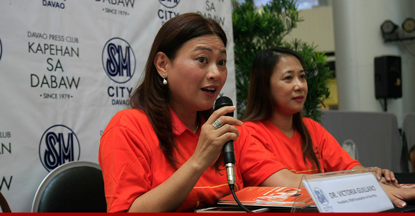 Dr. Victoria Guillano, president of the Psoriasis Foundation of the Philippines said the foundation aims to help those who are diagnosed with psoriasis to cope up with the disease. (Maria Patricia C. Borromeo/davaotoday.com)