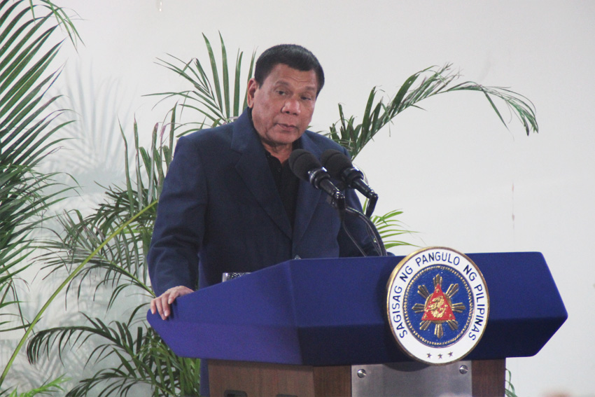 President Rodrigo Duterte will probe the violent dispersal of a rally at the US Embassy in Manila that injured dozens of protesters. (Earl O. Condeza/davaotday.com)