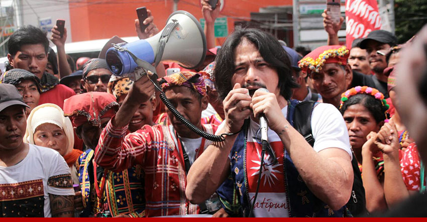 Philippine movie actor Robin Padilla said it is high time that both Lumad and Moro should rule over their ancestral land. (Paulo C. Rizal/davaotoday.com)