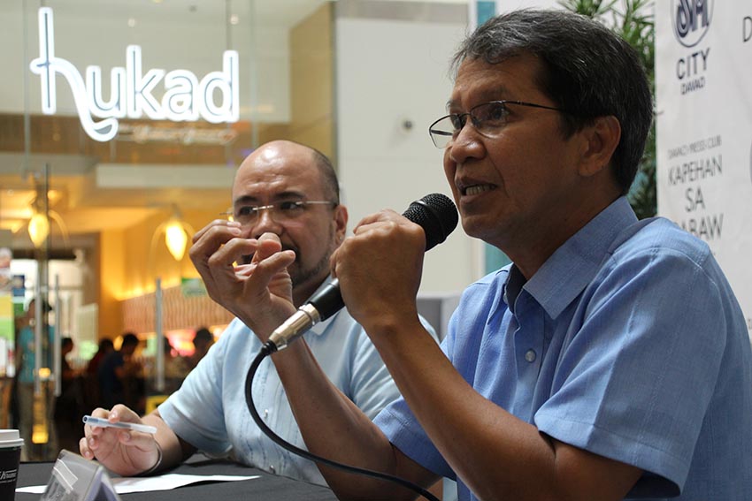 Dr. Mike Ababon of the City Health Office announces the celebration of the World Vasectomy Day on Friday, November 18. (Paulo C. Rizal/davaotoday.com)