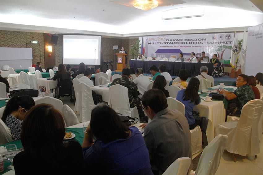 The National Economic and Development Authority launches its "Ambisyon Natin 2040" program for Davao Region, which aims to eradicate hunger and poverty by year 2040. (Earl O. Condeza/davaotoday.com) 