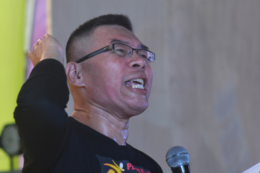 Ka Joaquin, a Red fighter, said that both military and paramilitary troops are still being deployed in the communities to conduct counter-revolutionary operations. (Medel V. Hernani/davaotoday.com)