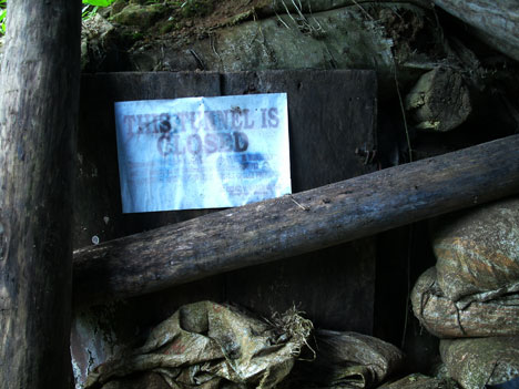 Miners forage the forbidden tunnels of Pantukan