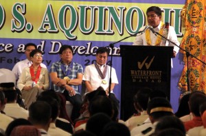 FAREWELL TO ARMM. ARMM Governor Mujiv Hataman bids fellow officials that this will ARMM Local Government Summit held in Davao City shall be the last, as the region will be replaced with the new Bangsamoro Political Entity brought by the peace agreement between the government and the MILF. (Ace Morandante/ davaotoday.com)