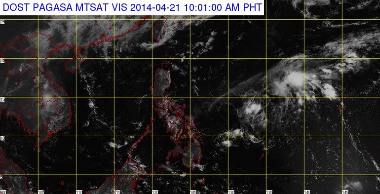 PAG-ASA: LPA spotted off E.Samar may develop into a cyclone