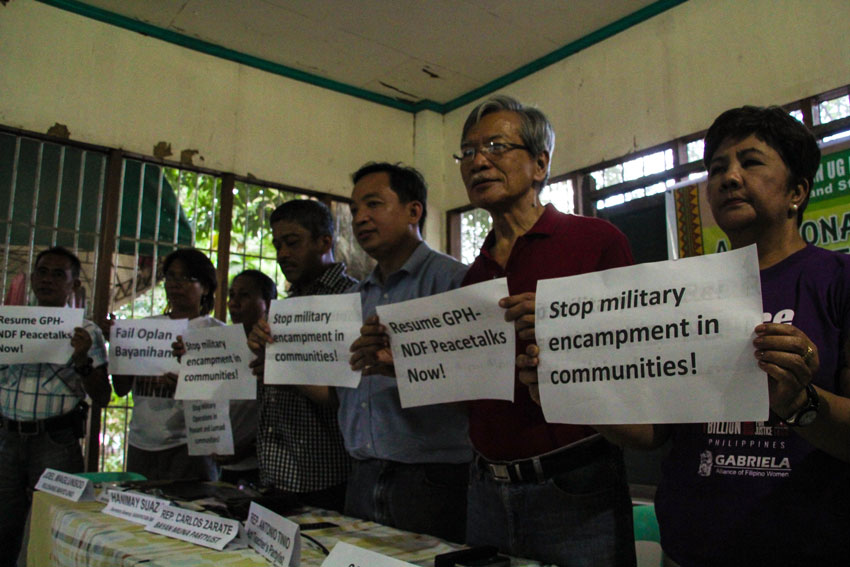 MILITARIZATION OPPOSED