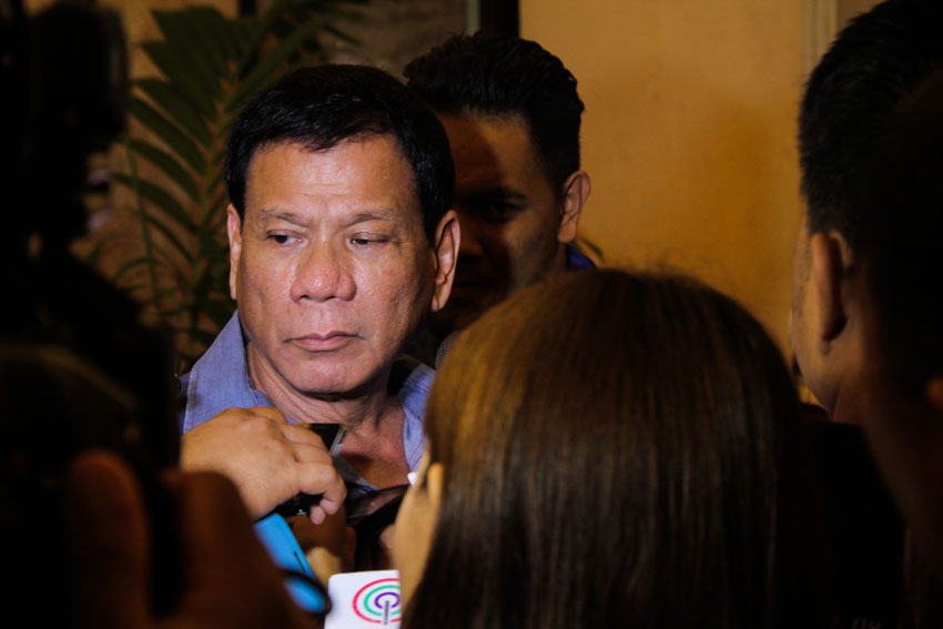 Duterte denies electioneering in Mindanao ‘listening tour’