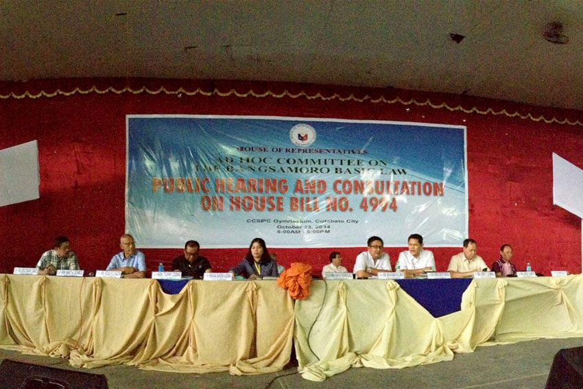 MNLF snubs BBL public hearing in Cotabato City