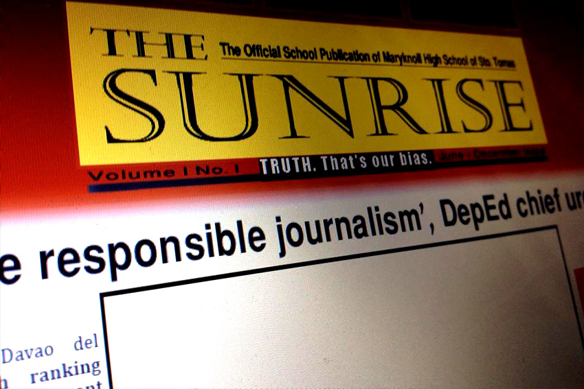 Practice responsible journalism, DepEd chief urges campus journalists