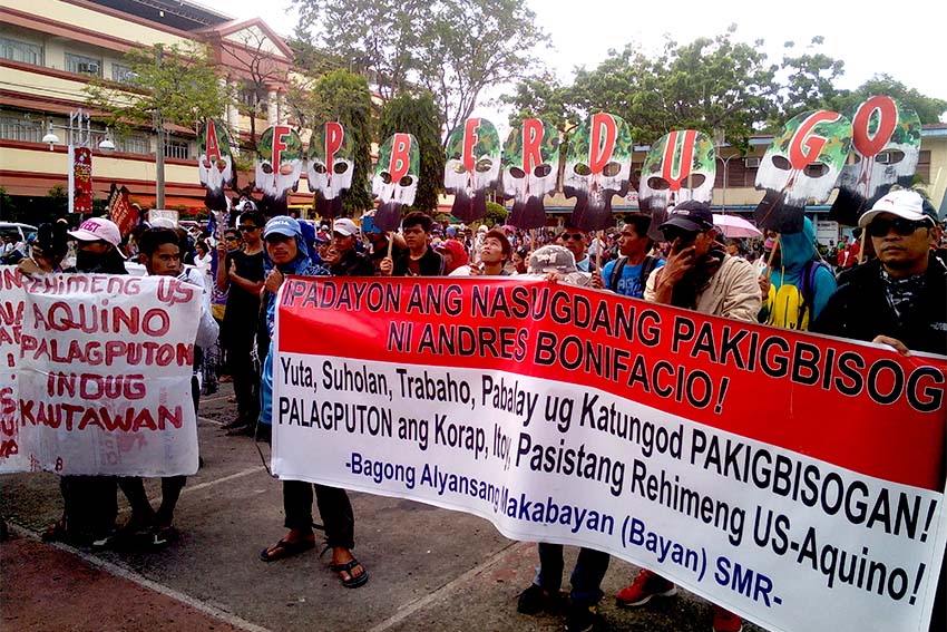 Protests mark commemoration of Human Rights day in Davao region