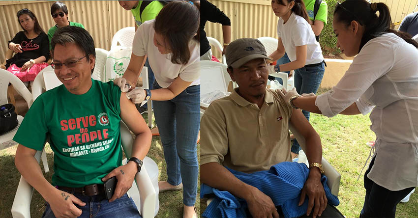 You are currently viewing Migrants’ group sponsors free Flu vaccination