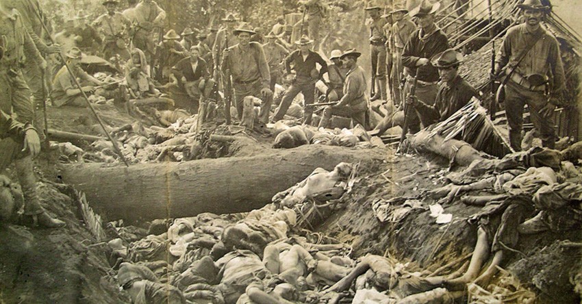 American blockade starved to death Tausug warriors in Bud Dajo