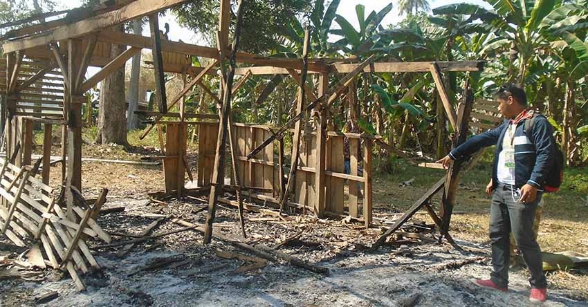 Moro group accuses army of burning homes, mosque in Maguindanao