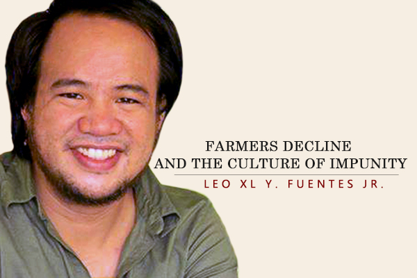 FARMERS DECLINE AND THE CULTURE OF IMPUNITY