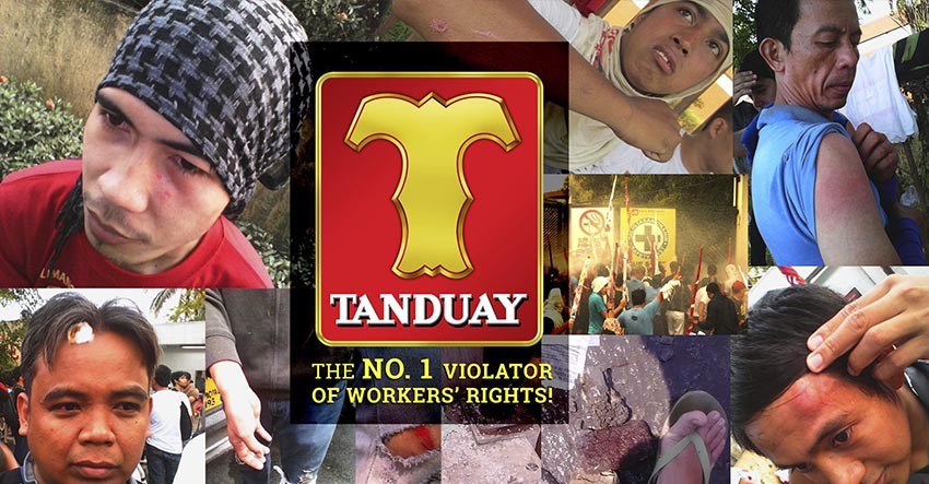 Tanduay workers on strike decry harassment of “Lucio Tan’s goons”