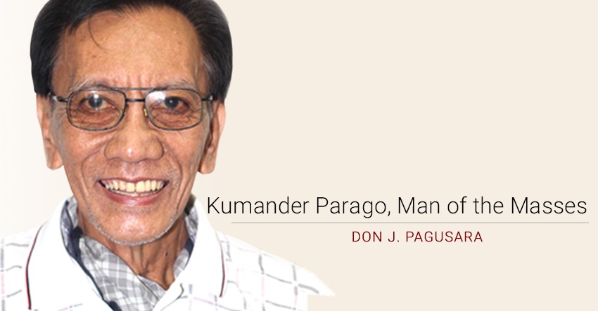 Kumander Parago, Man of the Masses