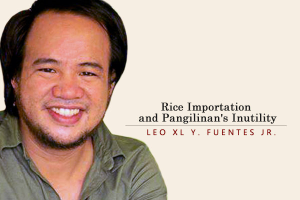 Rice Importation and Pangilinan’s Inutility