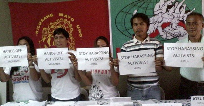 Davao migrant activists decry ‘harrasment’