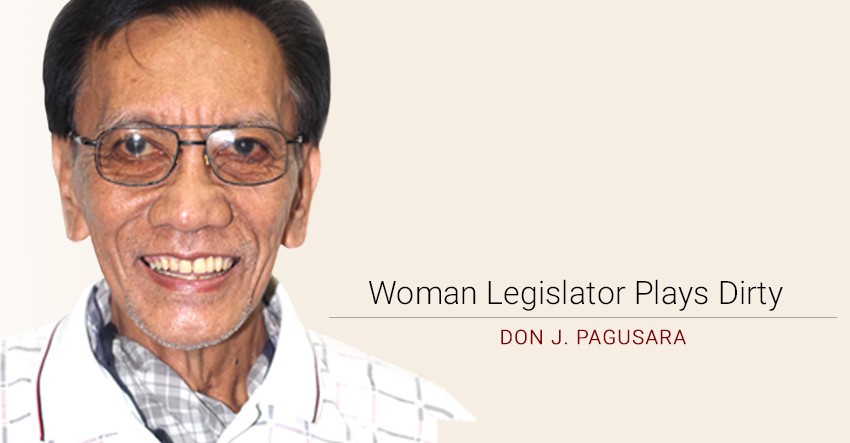 Woman Legislator Plays Dirty