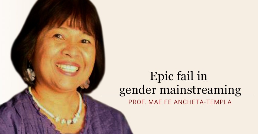 Epic fail in gender mainstreaming