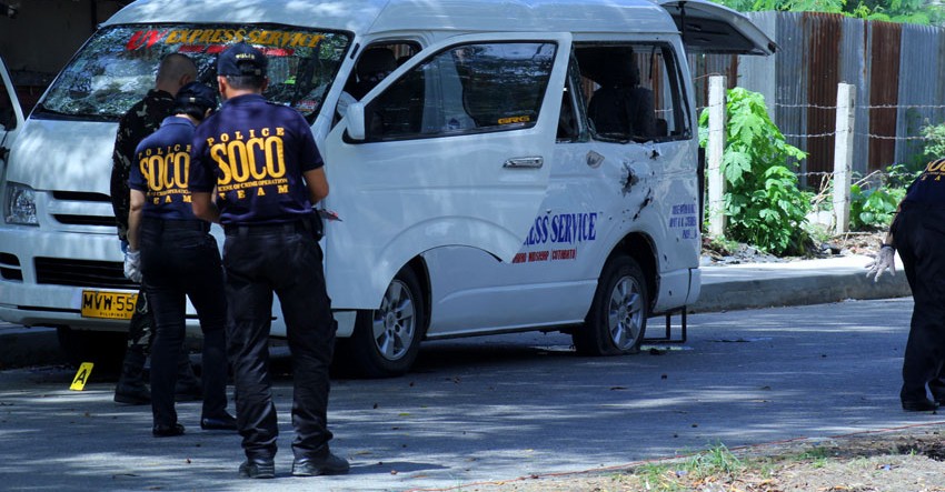 Police asks public not to share video of suspects in Davao City van blast