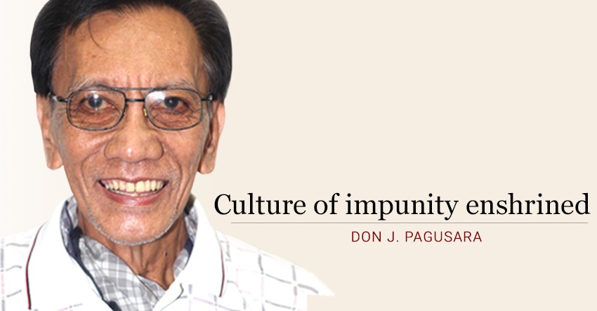 Culture of impunity enshrined