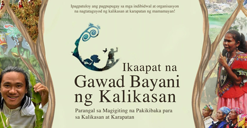 You are currently viewing Unsung heroes recognized on Fourth Gawad Bayani ng Kalikasan (GBK)