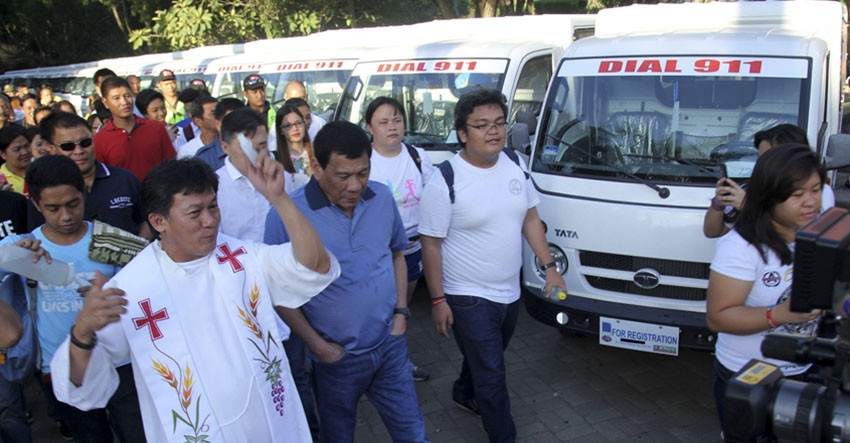 Duterte reminds barangay officials: these vehicles are for calamities, disasters