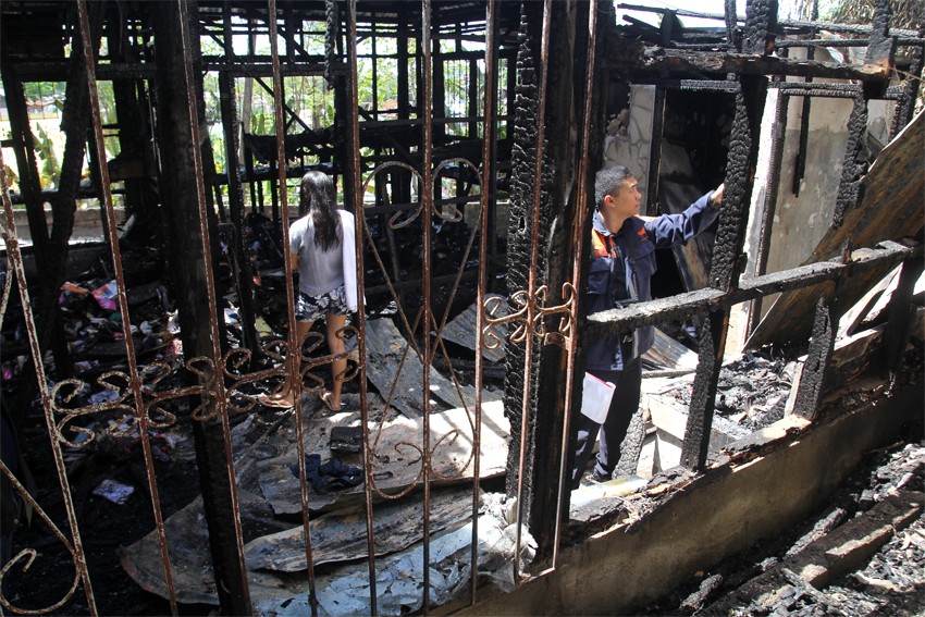 Arson suspected in Lumad evacuees’ camp