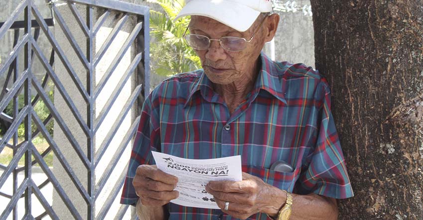 You are currently viewing For the last time, Davao’s elderlies hope PNoy’s pension hike veto quashed