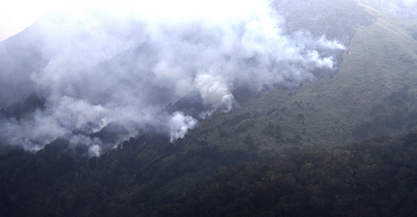 Army: Large portion of Mt. Apo fire is in North Cotabato side