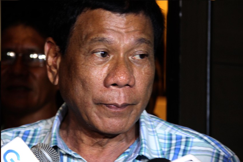 Duterte: I am sorry but….