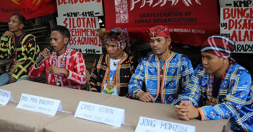 Lumad leaders back 15 wanted activists