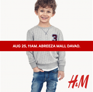 Read more about the article H&M to open in Davao on Aug. 25