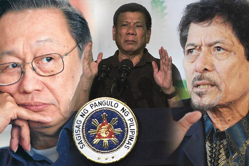 Duterte wants to keep Misuari, Sison safe for peace talks