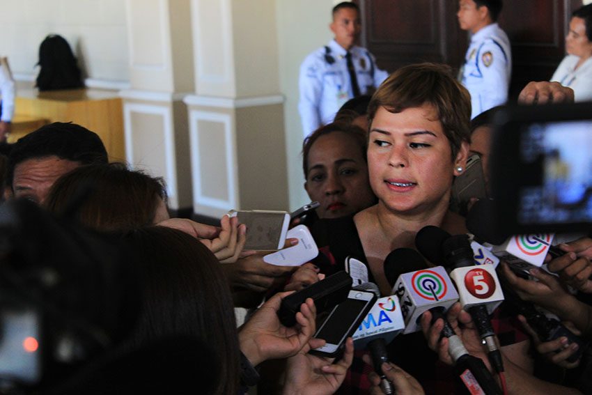 Sara welcomes arrest of Davao bombing suspects