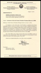 Read more about the article Burial of Marcos at Heroes’ Cemetery now underway