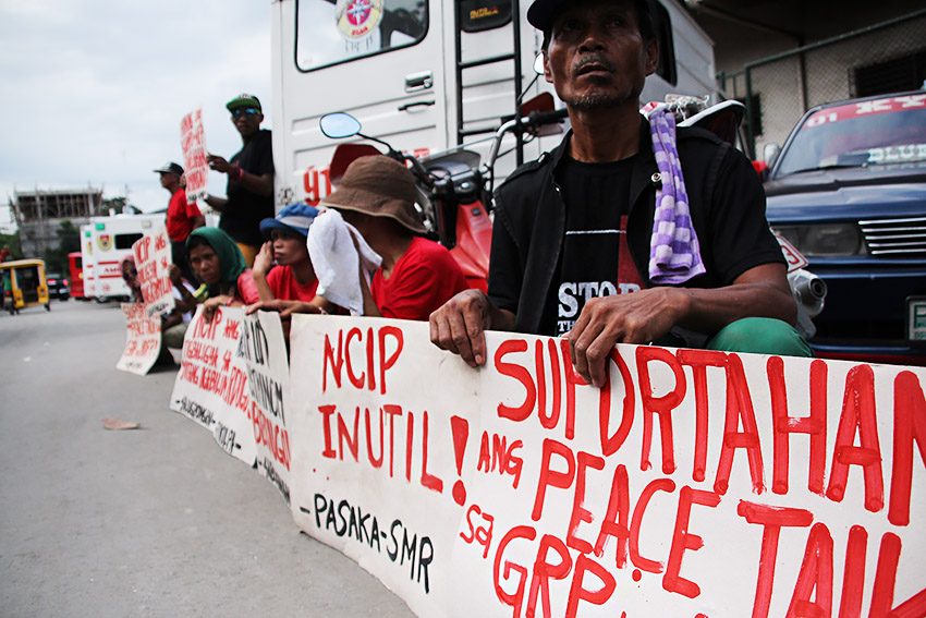 LUMAD ORGANIZATION PROTEST