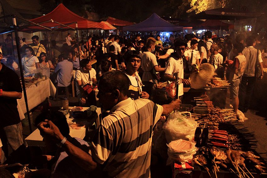 Night market venders down by 50%