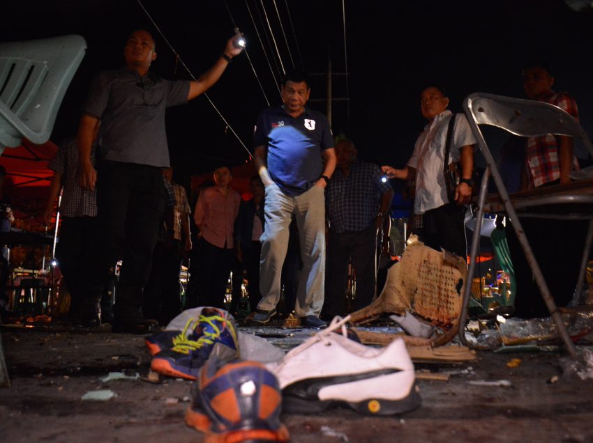 Duterte declares ‘state of lawlessness’ after Davao blast incident