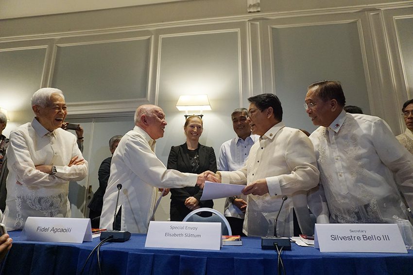 Special envoy elated with GRP-NDFP peace talks devt