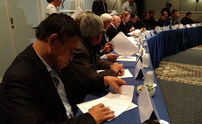 GRP, NDFP accelerate CASER meetings with signing of ground rules   