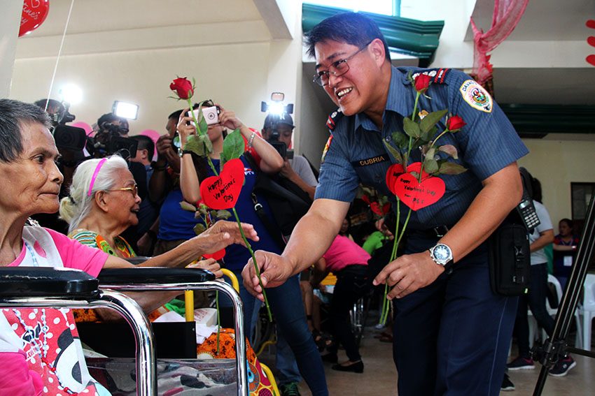 ROSES FOR THE ELDERLY