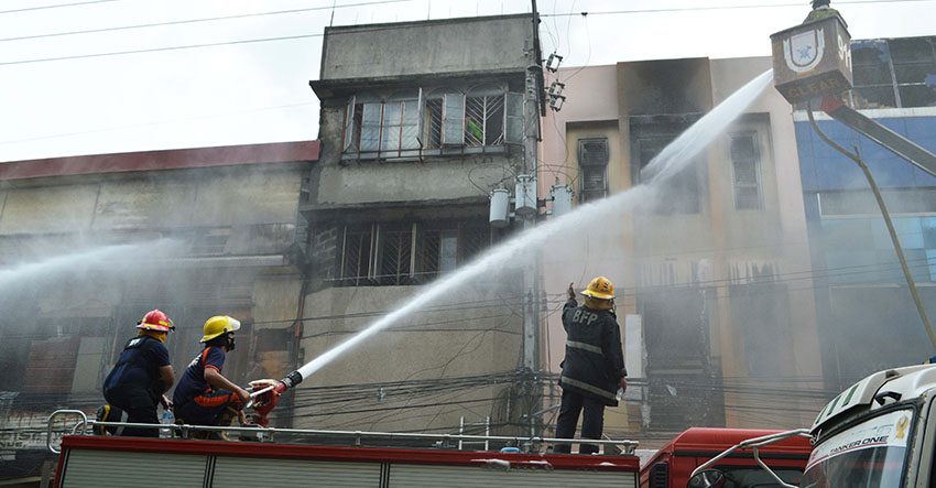 Fire razes commercial stores, at least 20 houses in Davao