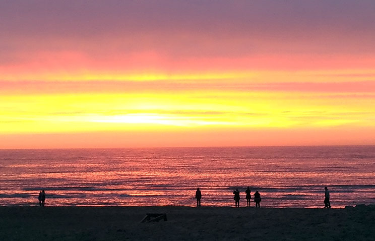 SUNSET IN NOORDWIJK