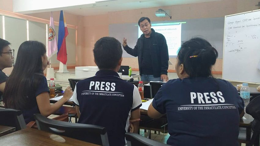 Davao Today, TCI hold campus-wide journalism workshop