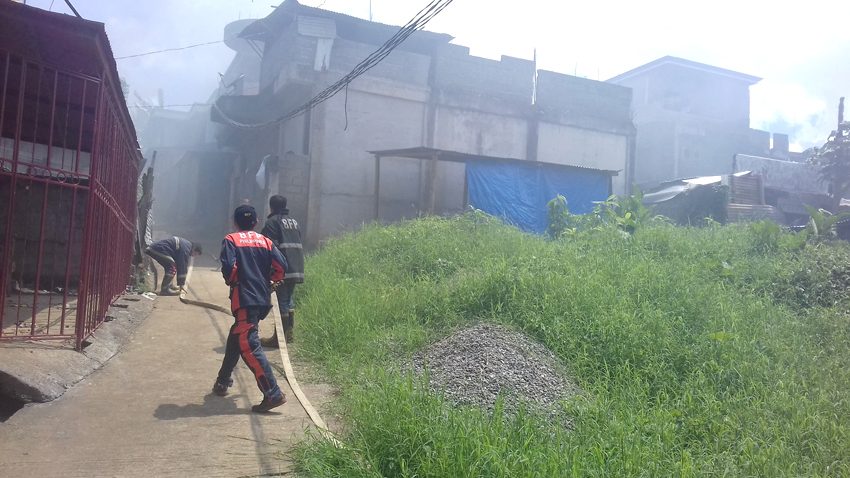 Marawi makes do with a single fire truck