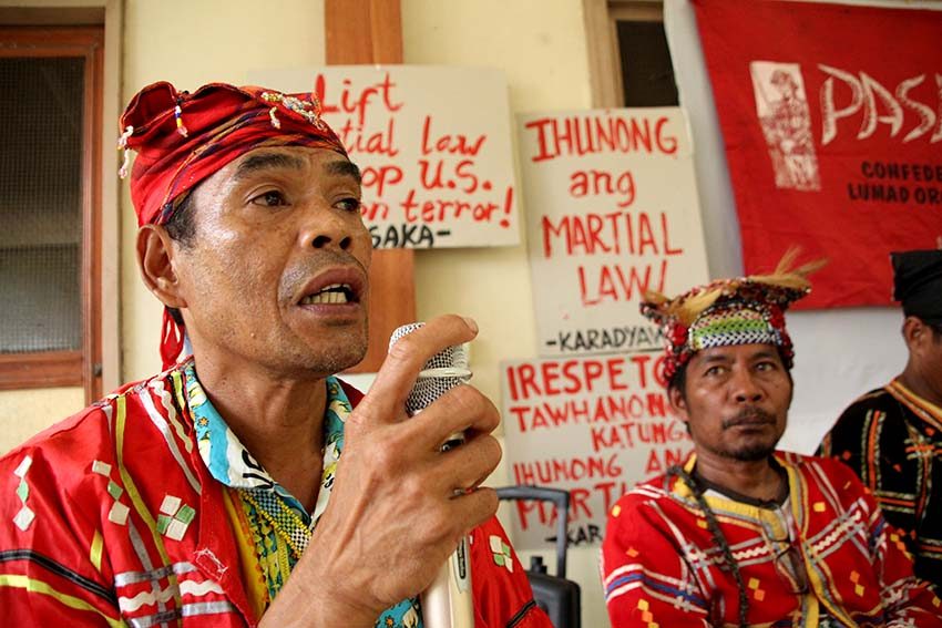 Lumad groups hit Duterte for failed promises